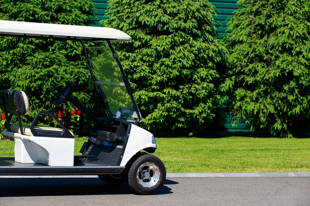 How much does a golf cart weigh?