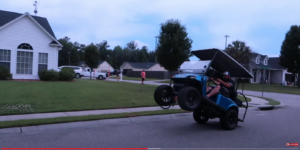 South Carolina Man Golf Cart Wheelie